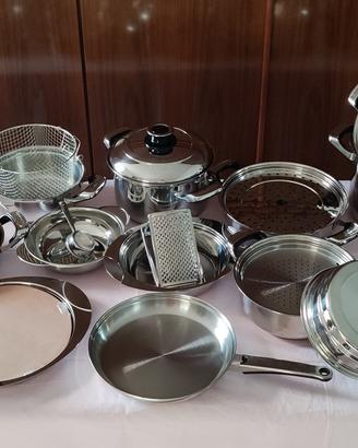 Batteria PENTOLE 30 pezzi INOX 18/10