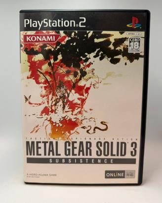 Metal Gear Solid 3 Subsistence - PS2 ntsc-j