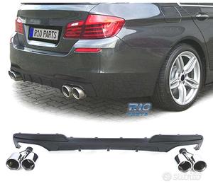 DIFFUSORE BMW F10 F11 LOOK M PERFORMANCE + TERMINA