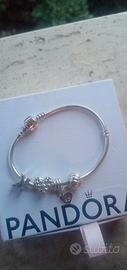 bracciale pandora cm 18 con charm 