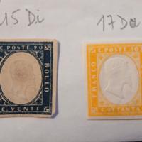 Antichi stati italiani Sardegna- 2 valori MH