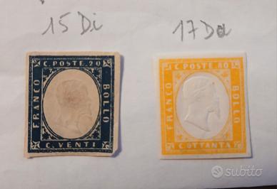 Antichi stati italiani Sardegna- 2 valori MH