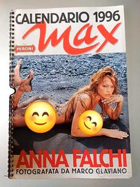 Anna Falchi Calendario Max 1996 vintage