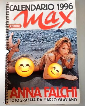 Anna Falchi Calendario Max 1996 vintage