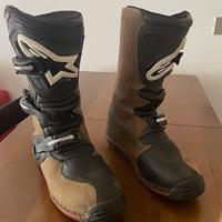 stivale Alpinestar TECH T colore marrone oliato