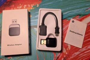 Dongle 2-in-1: Android Auto e CarPlay wireless