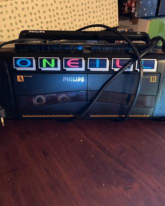 Radio stereo con slot cassette