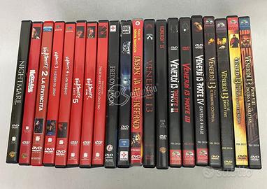 Lotto di 20 dvd collezioni horror Nighmare Jason V