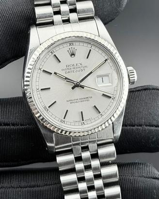Rolex Datejust 16014 lunetta oro anno 1985