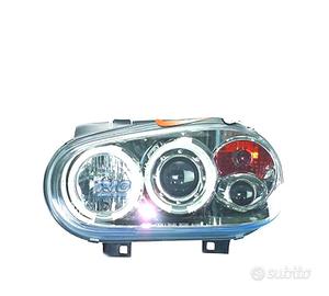 FARI VOLKSWAGEN VW GOLF 4 ANGEL EYES FONDO CROMATO