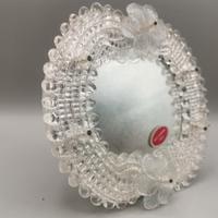  piccola cornice a specchio in vetro di Murano