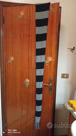 Sciarpa sciarpone vintage grigio-nera
