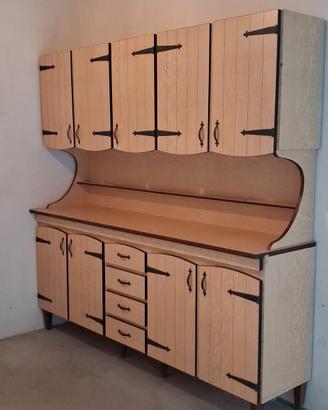 Credenza Rustica Doppio Corpo.