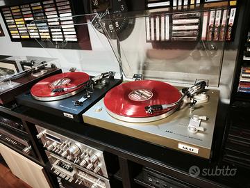 🎵coppia giradischi Akai 