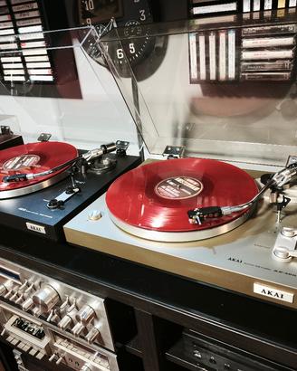 🎵coppia giradischi Akai 