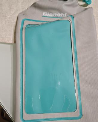 Sacca monospalla per bici. Bianchi.  2Lt