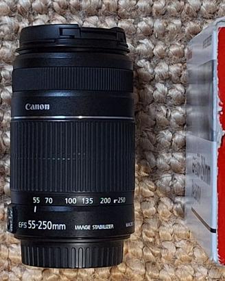 Obbiettivo Canon Zoom EF-S 55-250mm stabilizzato