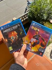 Giochi PS4 originali Minecraft + NBA 2K23