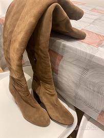 Scarpestivale camoscio al ginocchio tg.38