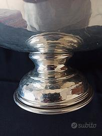 Alzatina in peltro vintage seconda metà ‘900