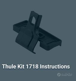 Thule Wing Bar System - Kit 1708 -