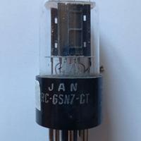 6SN7 JAN CRC RCA testata