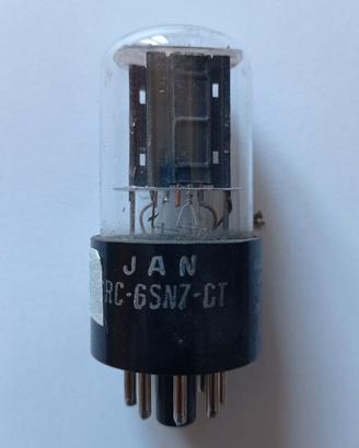 6SN7 JAN CRC RCA testata