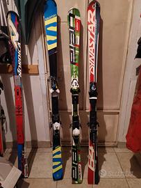 sci gara SL Salomon Lab, Dynastar, elan