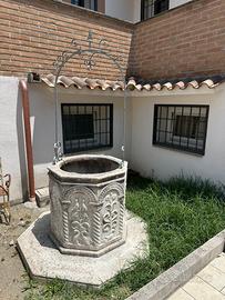 Pozzo ottagonale da giardino