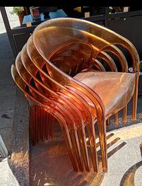 seggiole in plexiglas  