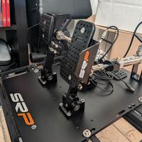 Pedaliera Simracing SRP 2 Pedali Full Black