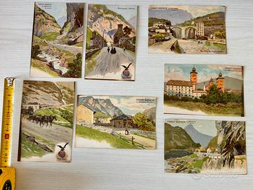 Cartoline d’epoca Fernet‑Branca originali