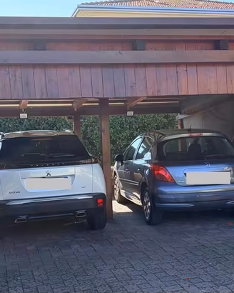 Carport Box in legno con pannelli coibentati -