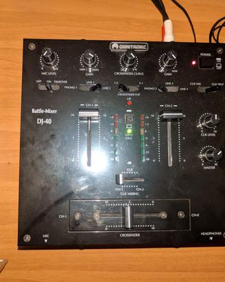 Mixer Omnitronic + Amplificatore Omnitronic