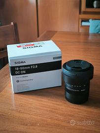Sigma 18-50 f/2.8 DC DN Contemporary per Sony