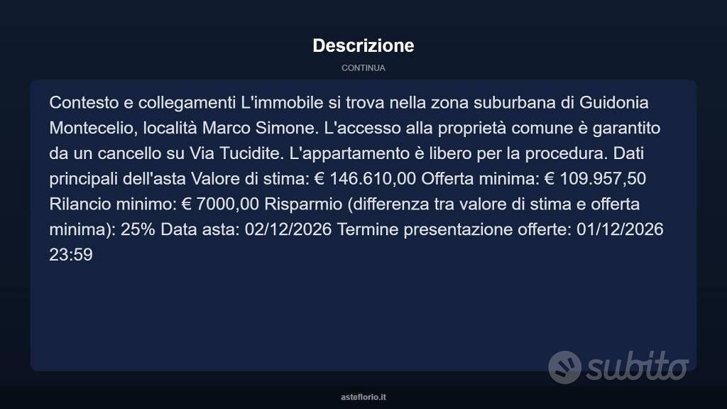Appartamento – Marco Simone, Colle Laghetto - Vista 5
