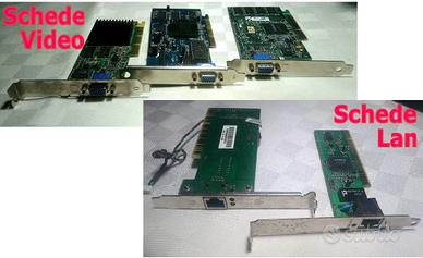 Schede video e schede lan PCI
