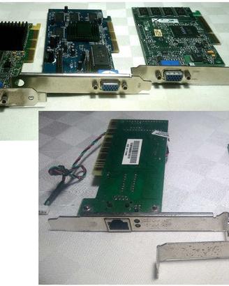 Schede video e schede lan PCI