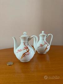 Coppia Teiere Brocche Porcellana Cinese Jingdezhen