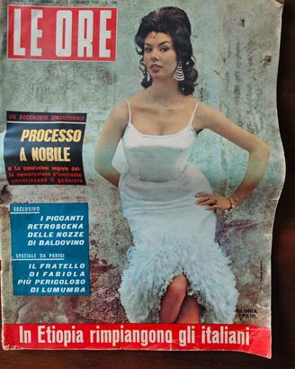 rivista mensile LE ORE gennaio 1961 n.399