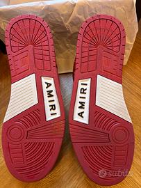 AMIRI  skel top low collegiate red/white