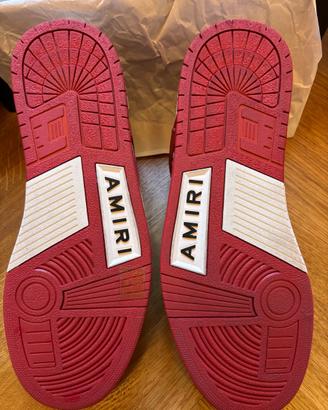 AMIRI  skel top low collegiate red/white