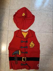 Costume da carnevale da bambino da pompiere