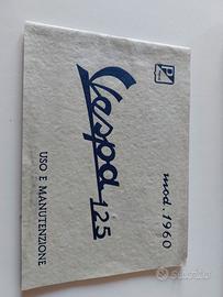 Libretto uso e manutenzione Vespa 125 VNB1