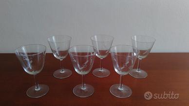 Set bicchieri vintage