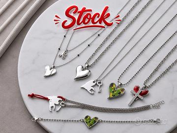Stock Bigiotteria Acciaio Inox Sweet Years pz. 153
