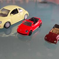 Lotto di 3 Modellini VW Beetle.

