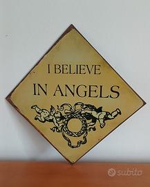 Insegna in metallo vintage