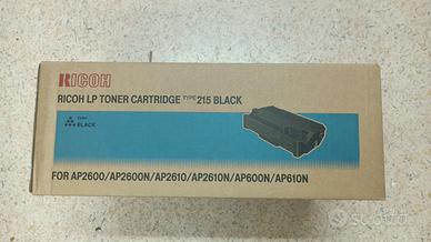 TONER K50 TYPE-215 NERO ORIGINALE - RICOH AFICIO A