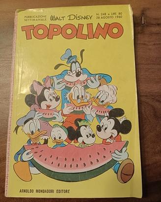 TOPOLINO LIBRETTO # 248 - 28 AGOSTO 1960-SI BOLLIN